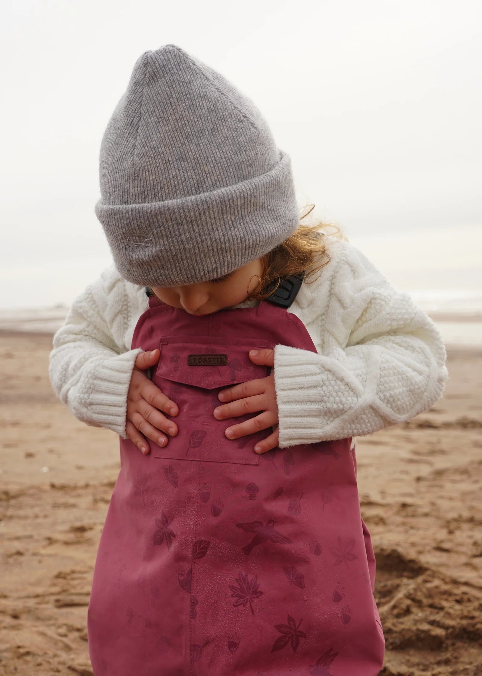 Fully Waterproof Dungaree - Soft Pink Magic