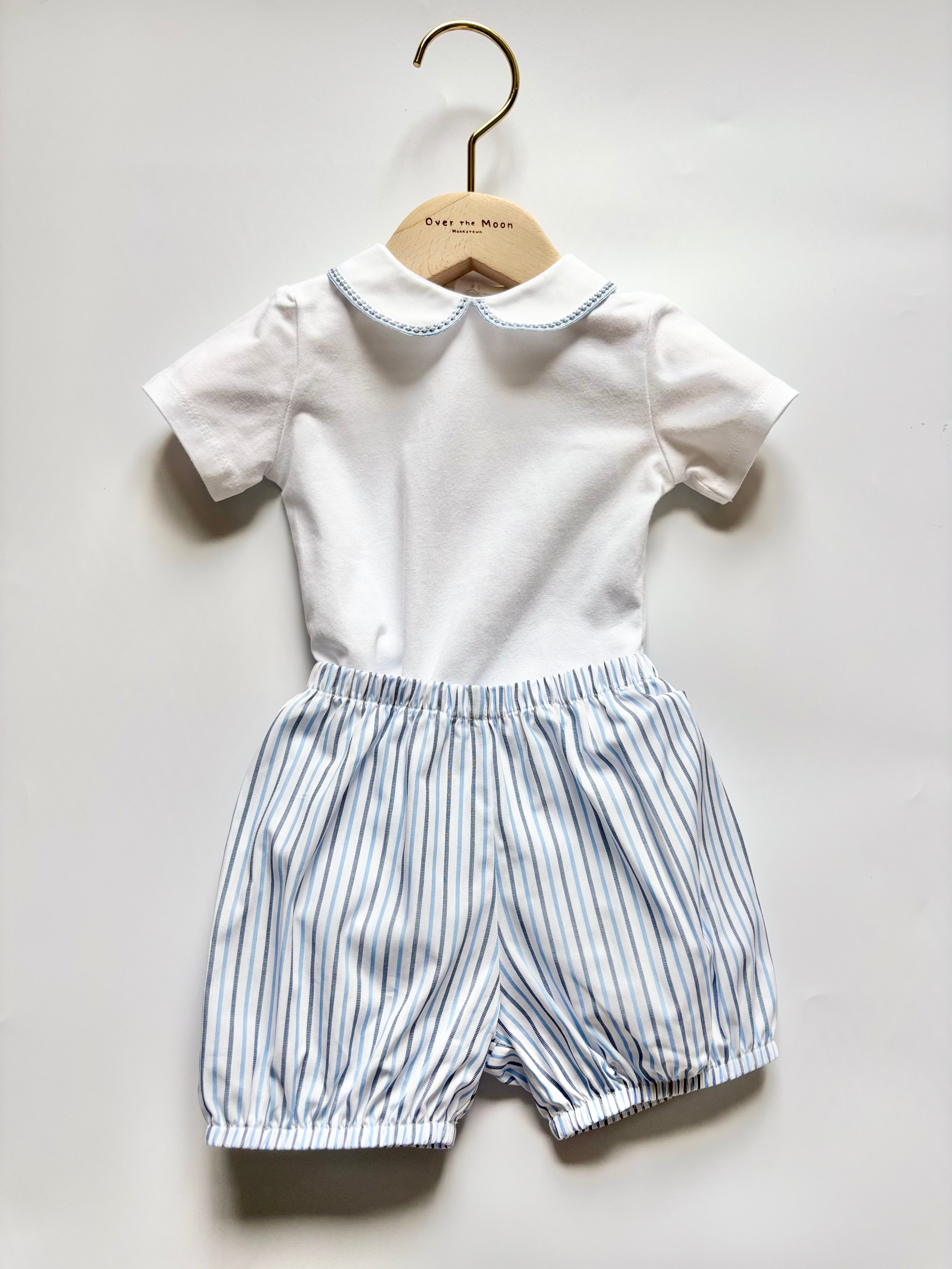 Bodysuit & Bloomers - Gino Striped