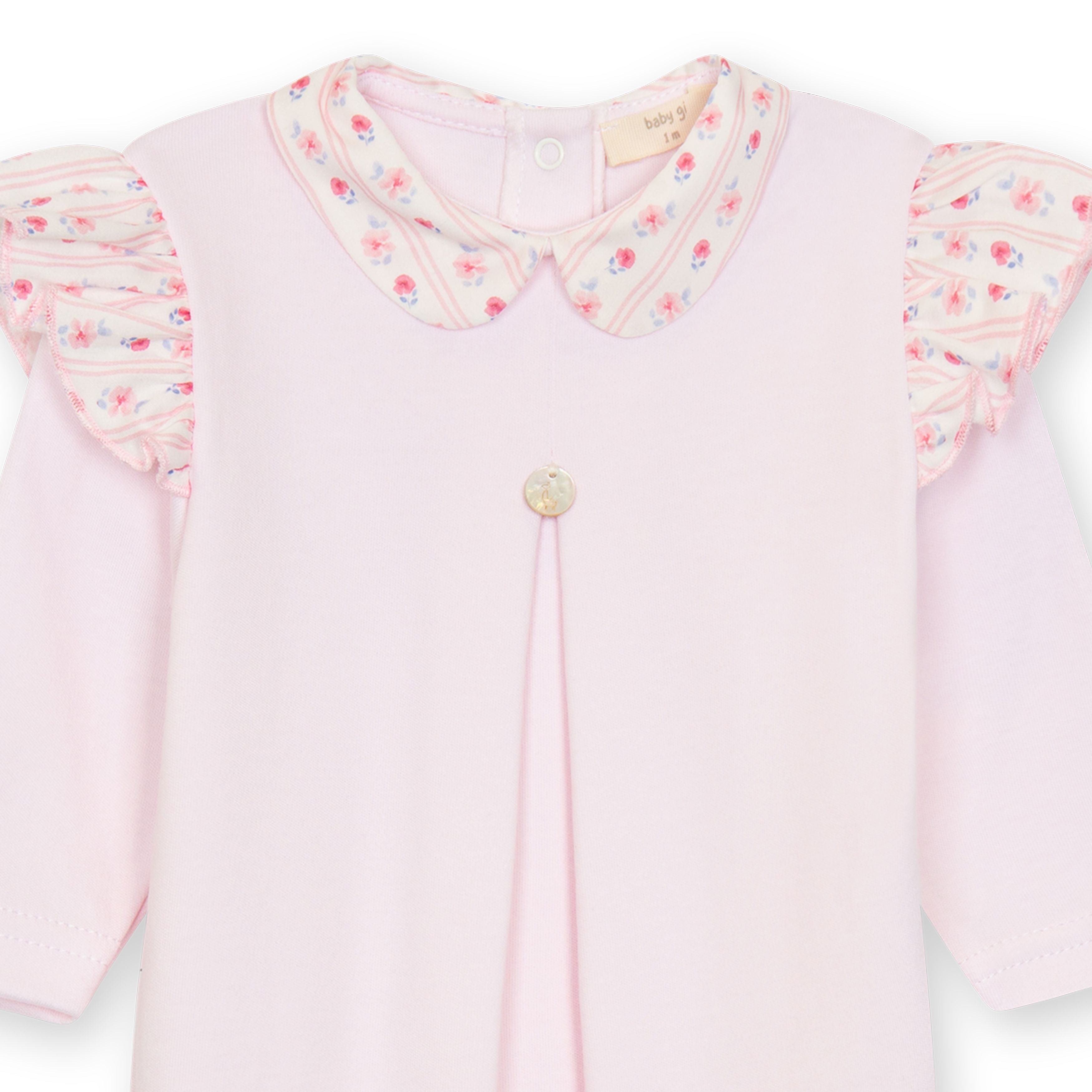 Strampler – Rosengarten in Pink