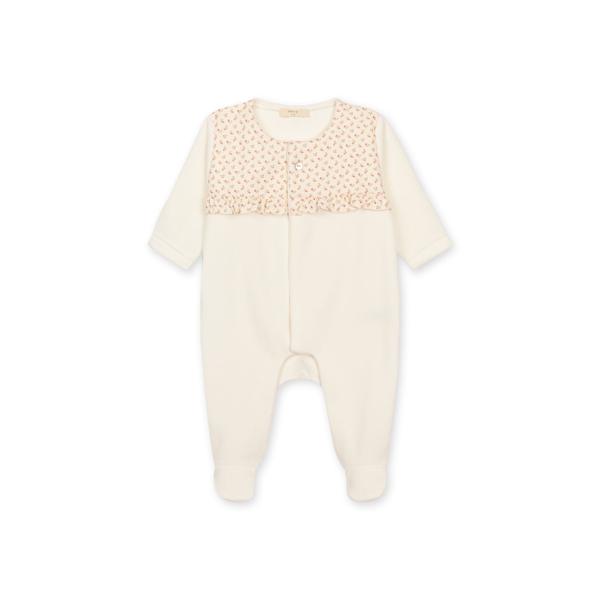 Babygrow - Heather Front Poppers