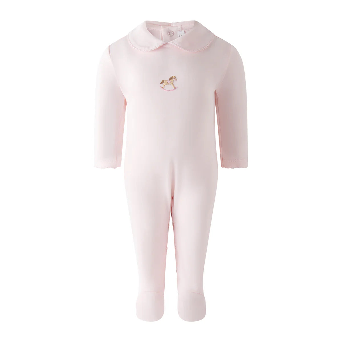 Strampler - Schaukelpferd Pink