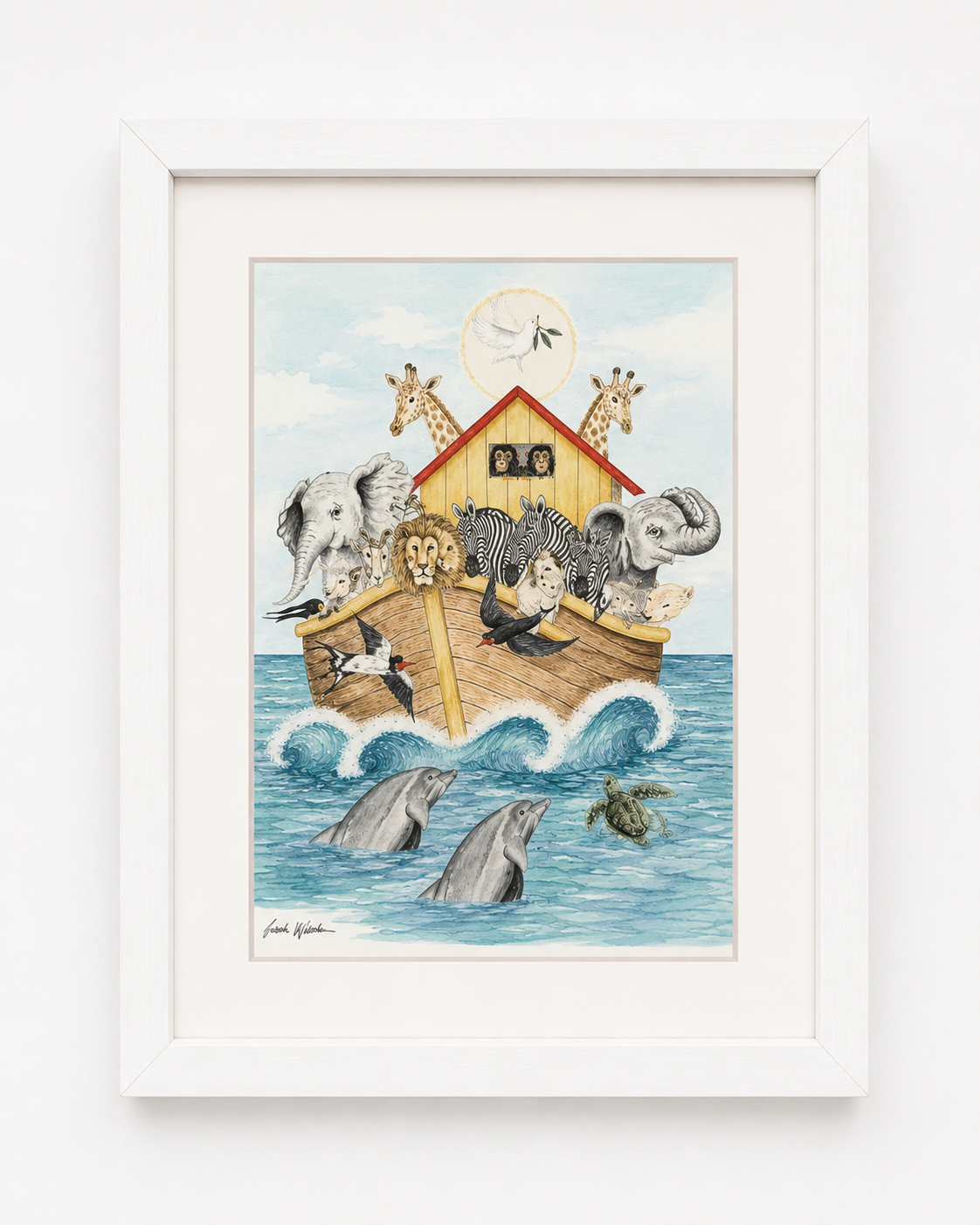 Noah's Ark - White Wood