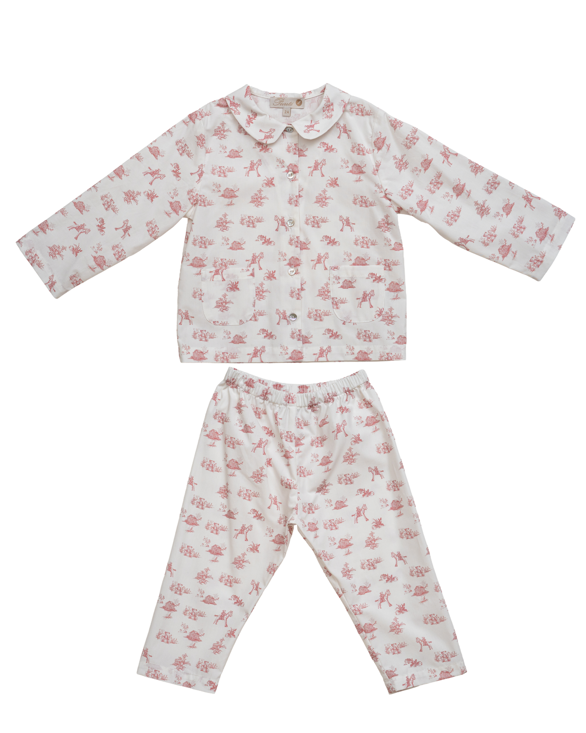 Pyjamas - Girls Toile de Juoy Teddybears