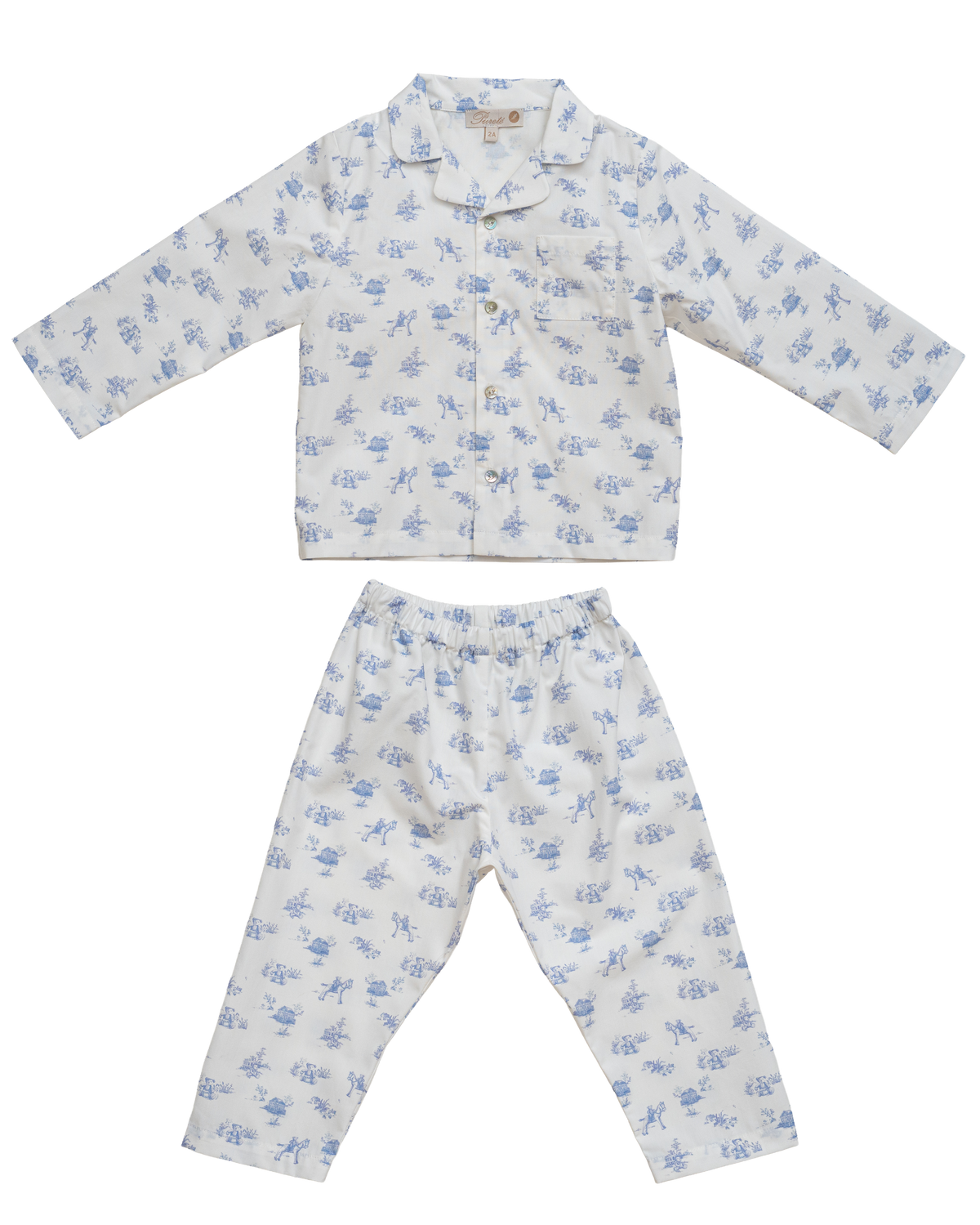 Pyjamas - Boys Toile de Juoy Teddybears