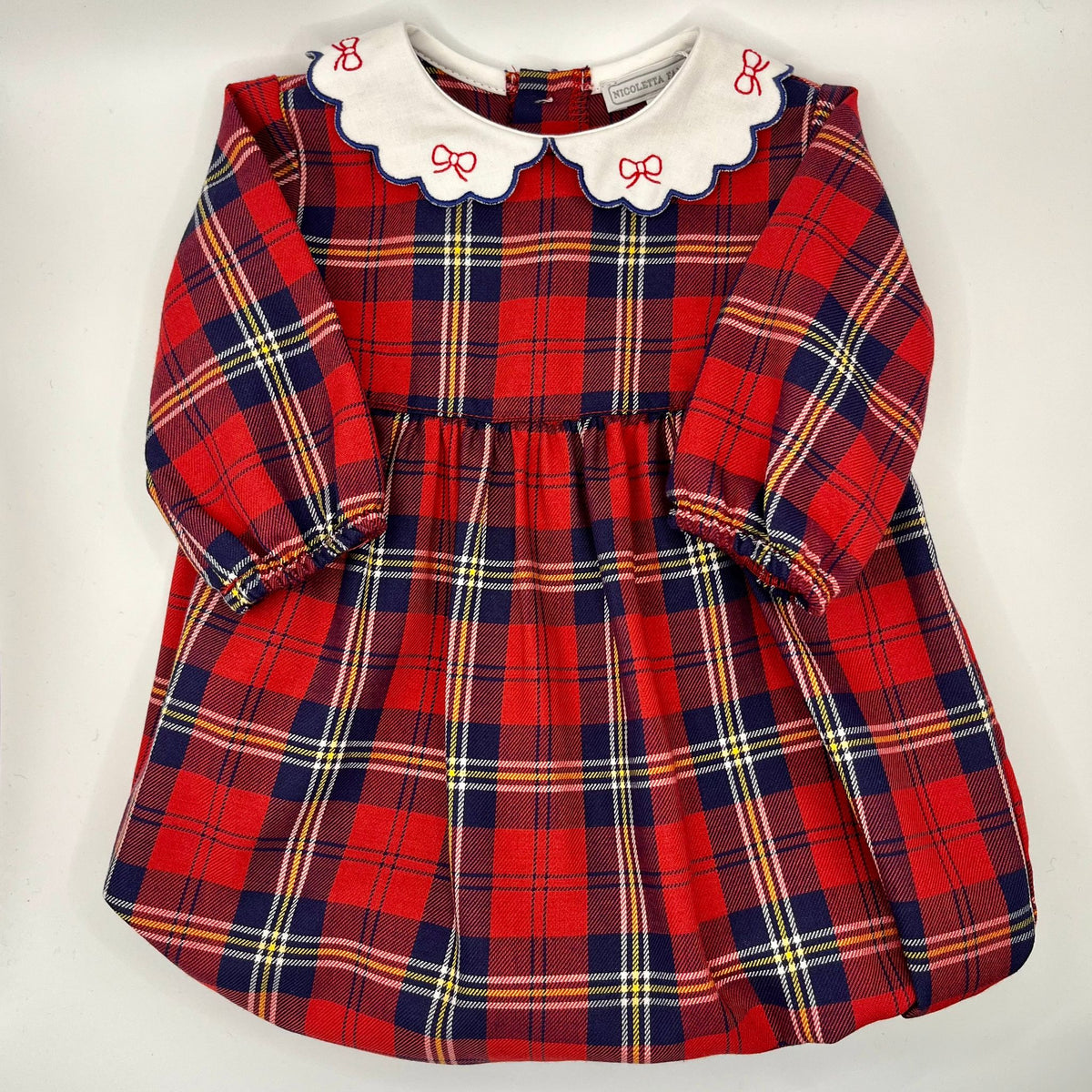Romper - Ceci Red Tartan - Over The Moon
