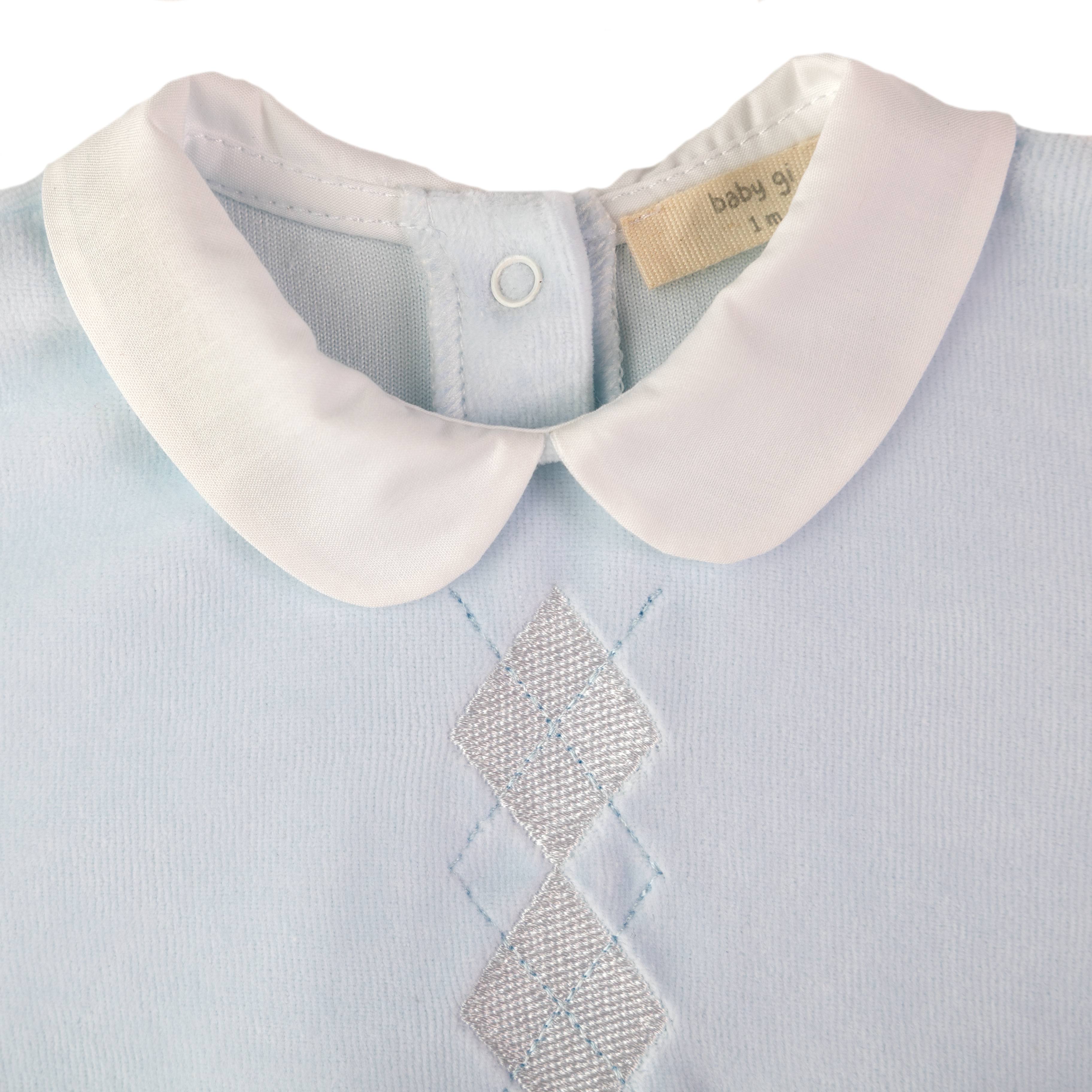 Strampler – Blauer Harlekin
