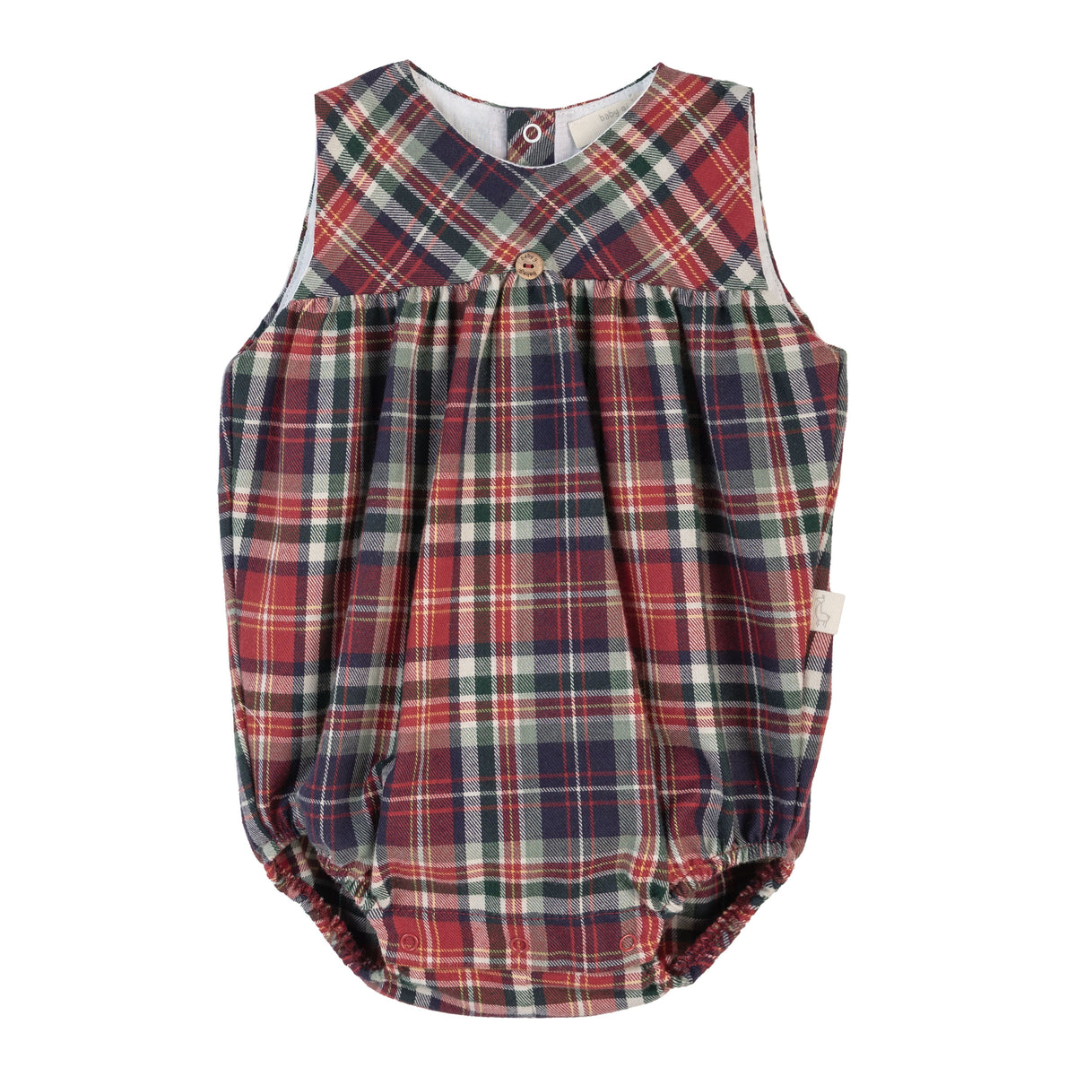 Romper - Prancer Tartan - Over The Moon