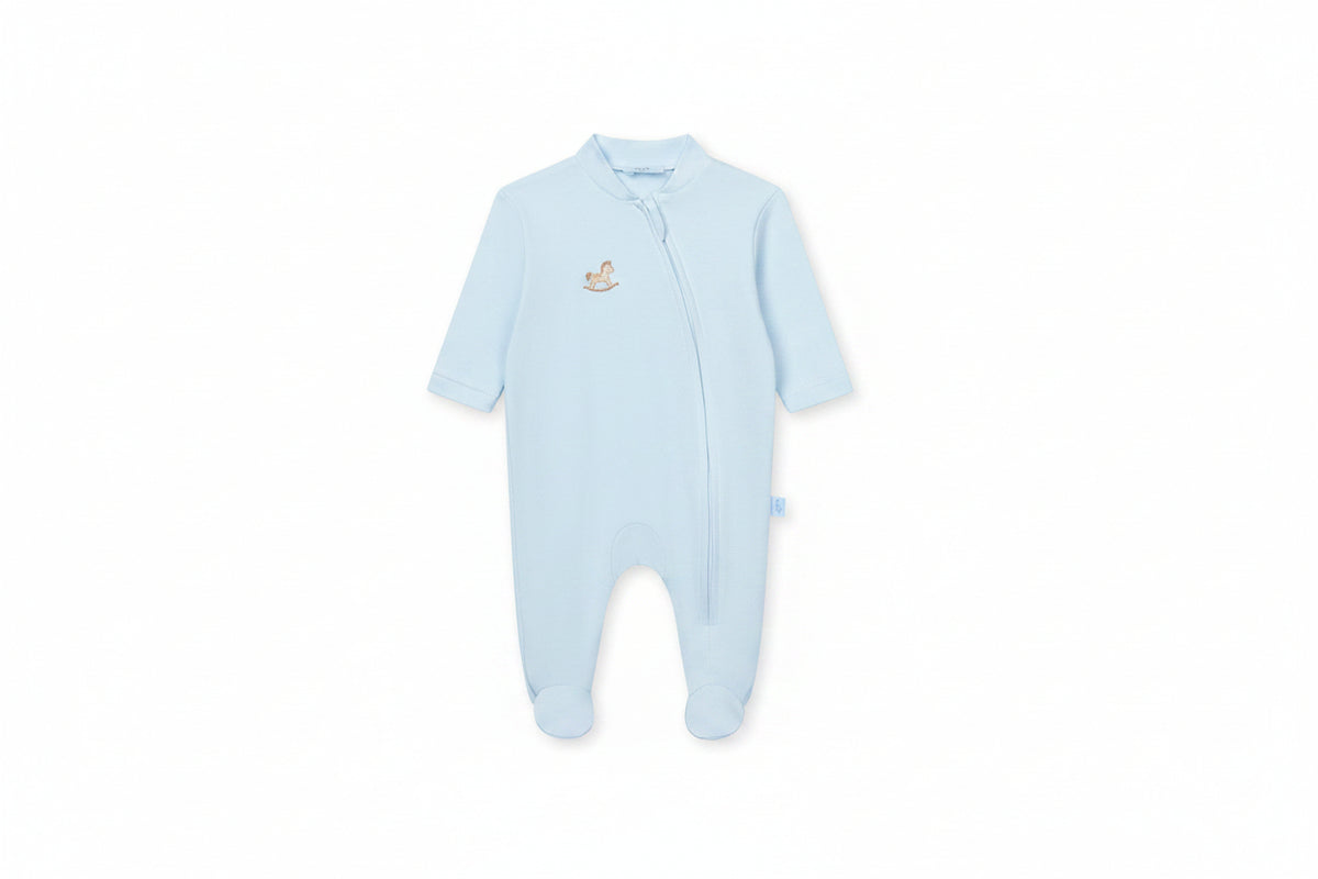 Babygrow Blue Rocking Horse Zippy - Over The Moon