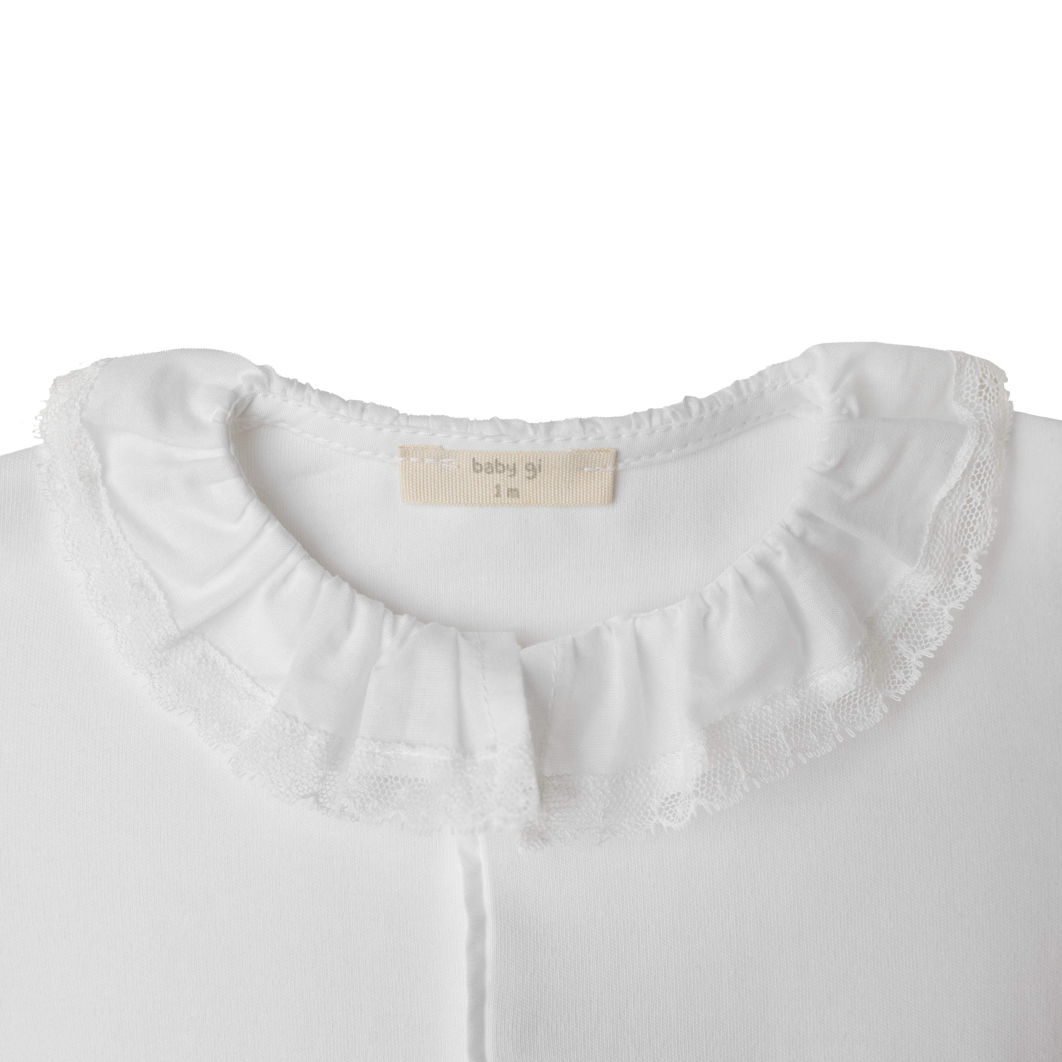 Babygrow - Frill Collar with lace trim