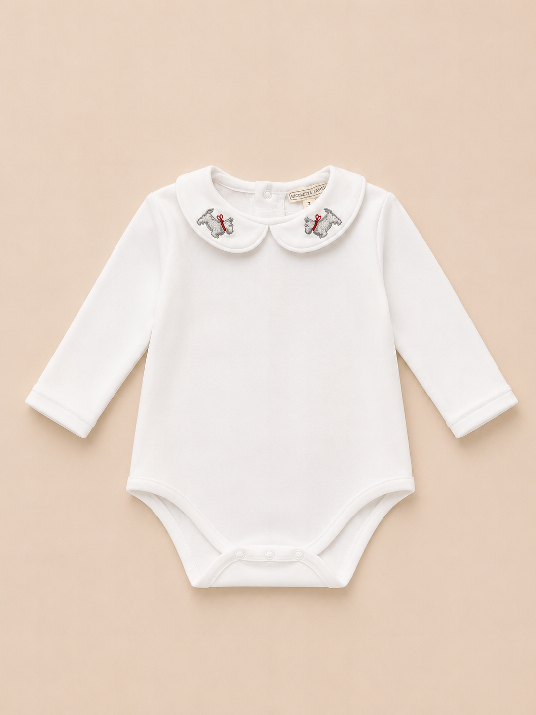 Bodysuit - Scottie Dog with Red Collar