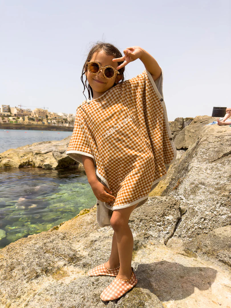 Original Round | Bio-Basierte Sonnenbrille Sienna Gingham