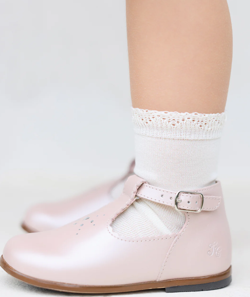 Schuhe - Altrosa T-Spange