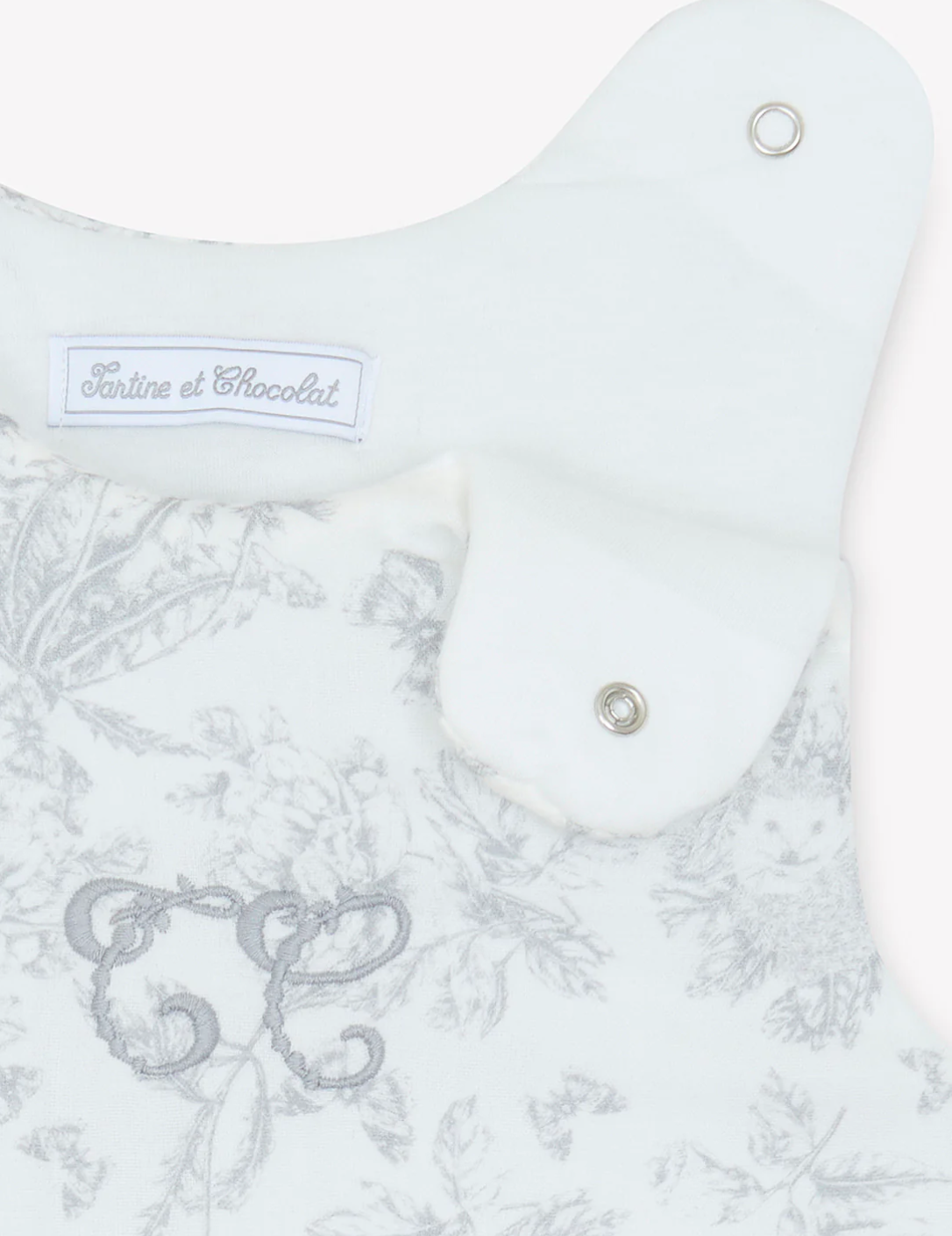 Schlafsack – Toile de Jouy Grau