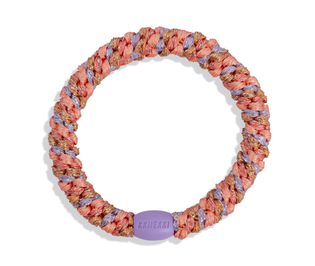 Kknekki Band – Coral Dusty Lavender Glitter