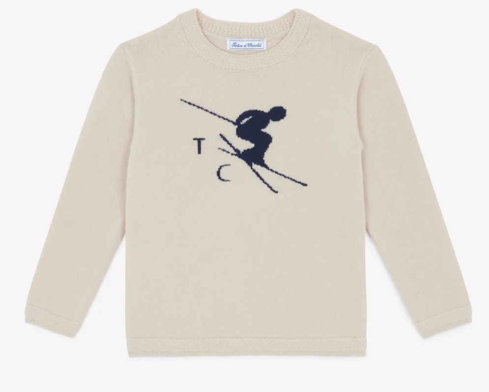 Jumper - Beige Skier