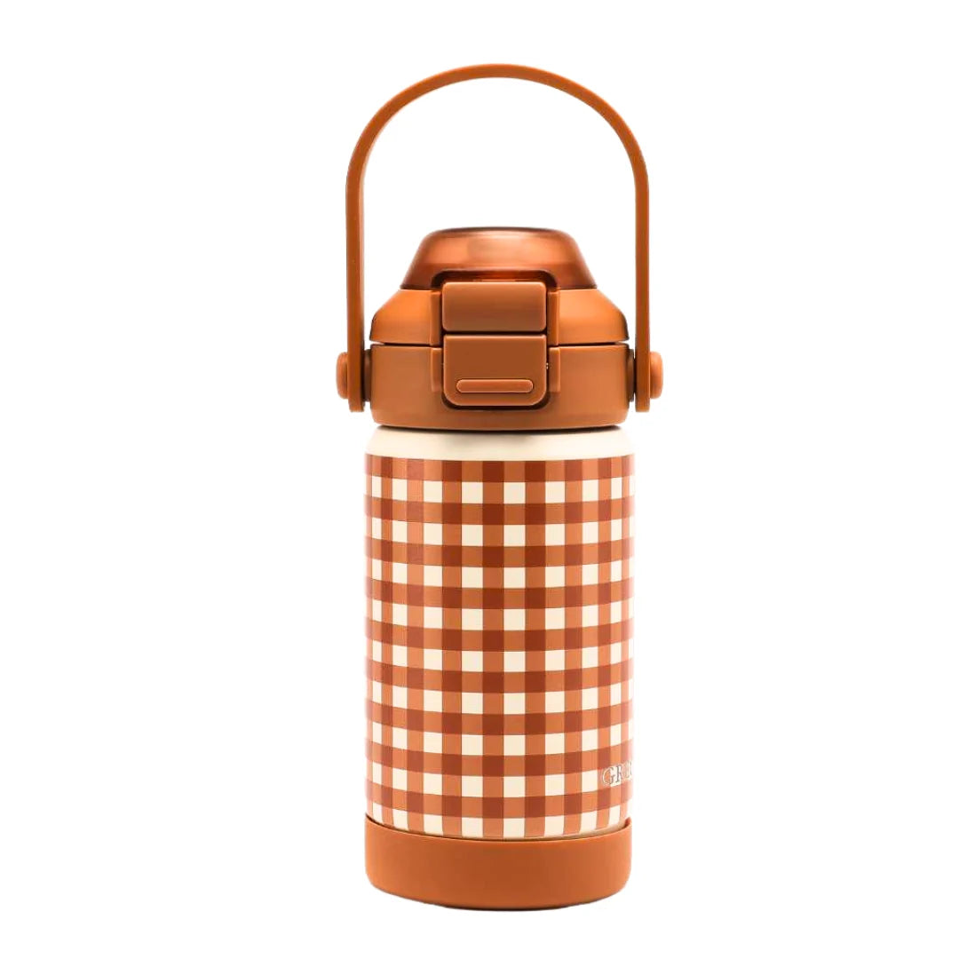 Thermo Water Bottle - Siena Gingham