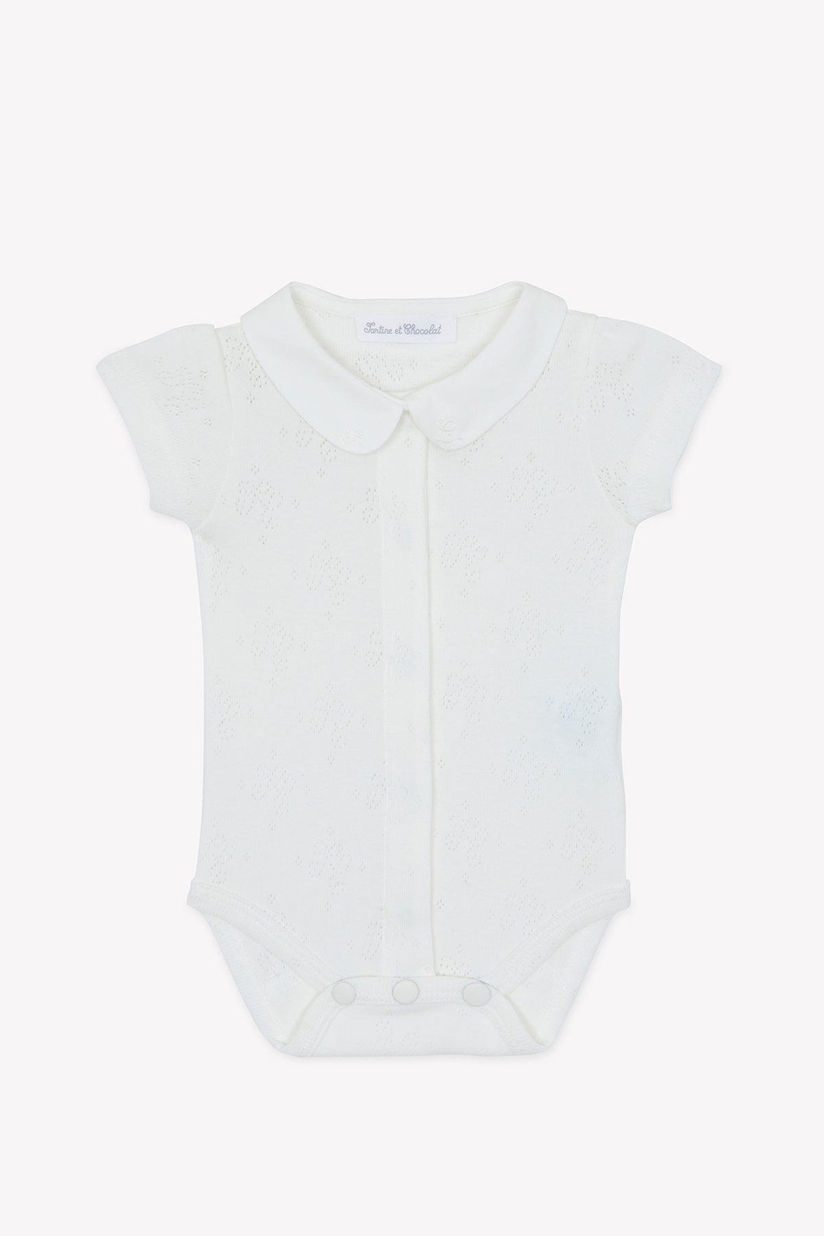 Bodysuit - Ecru Cotton Bio - Over The Moon