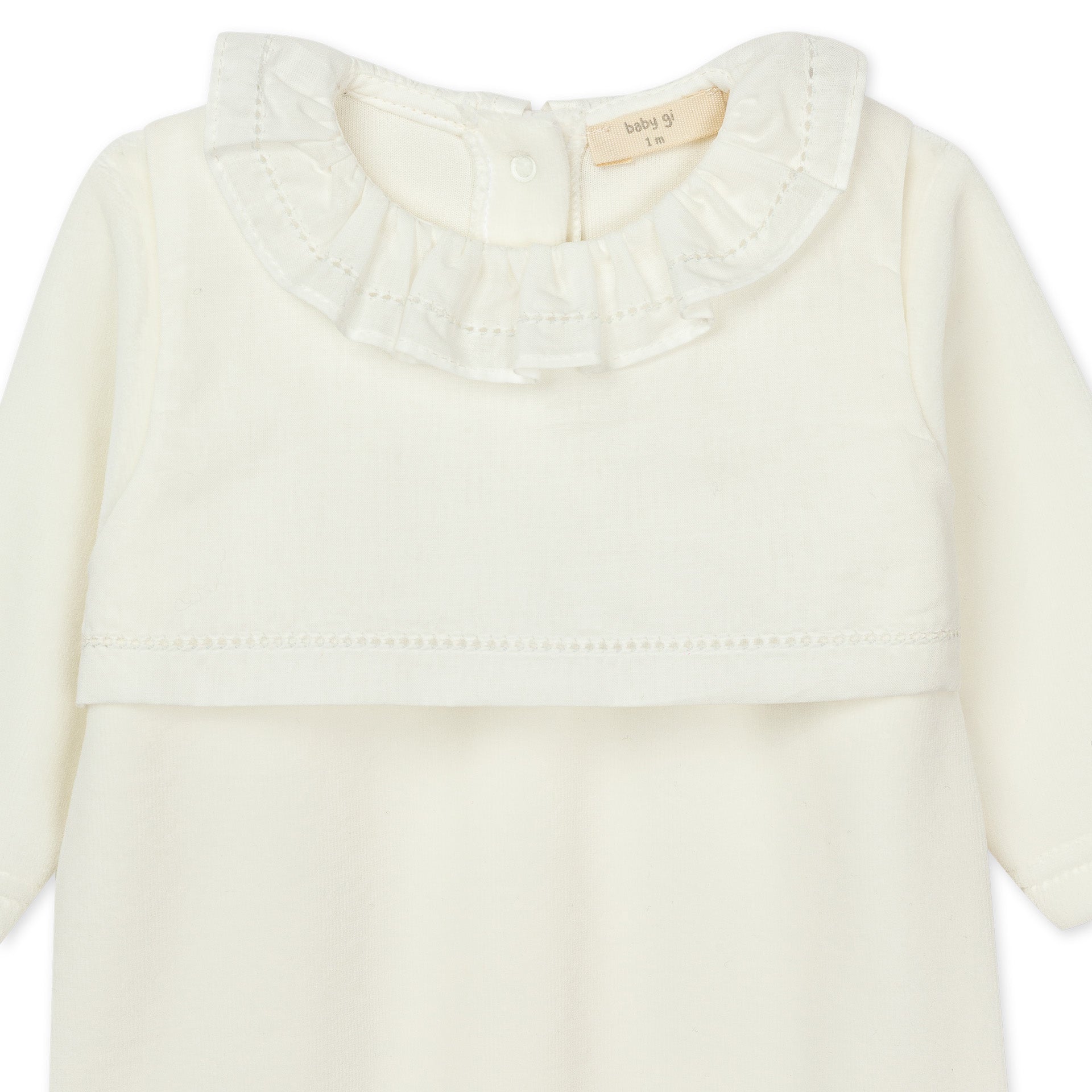 Babygrow - Ivory Bibbed Thea