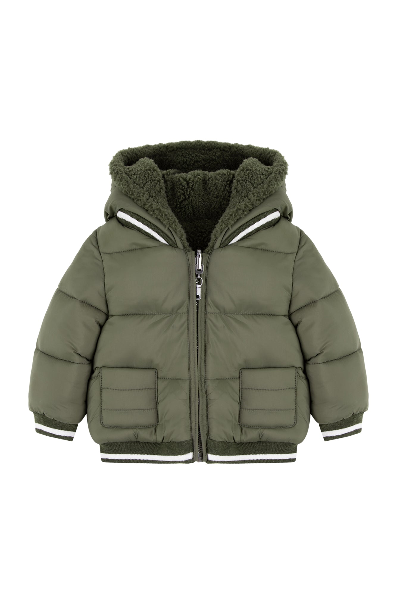 Doudodune - Water-repellent khaki Dark Khaki / 1Y