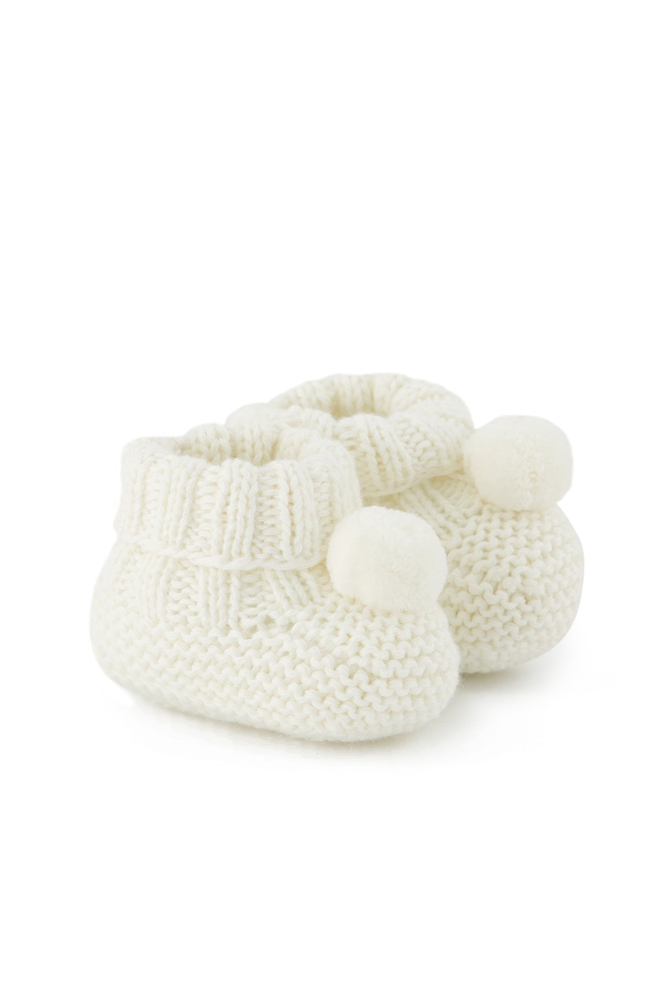 Slippers - Mother-of-pearl in Knitwear Pearl / 3M/6M