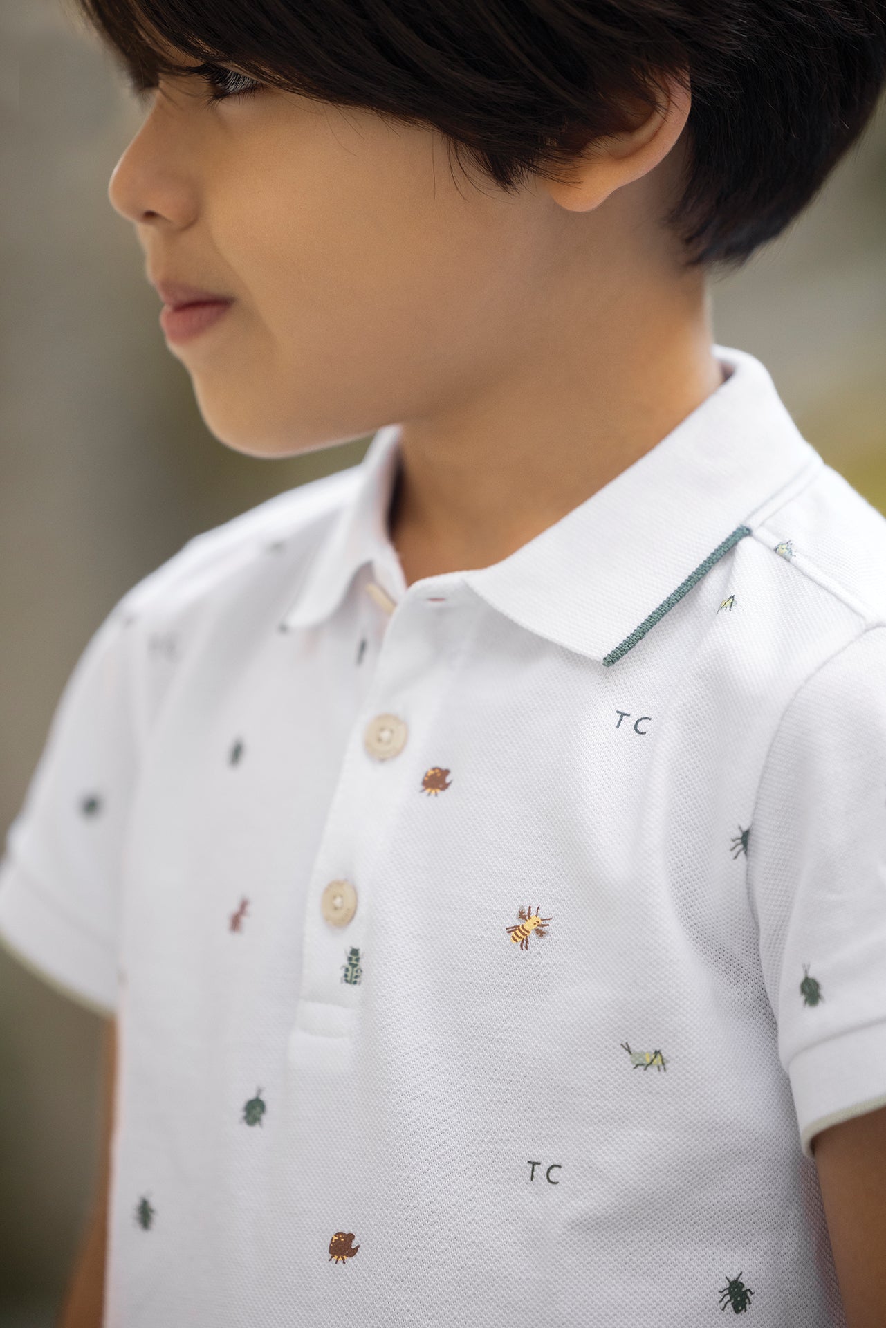 Polo - Green Water insect patterns Green Water / 5Y
