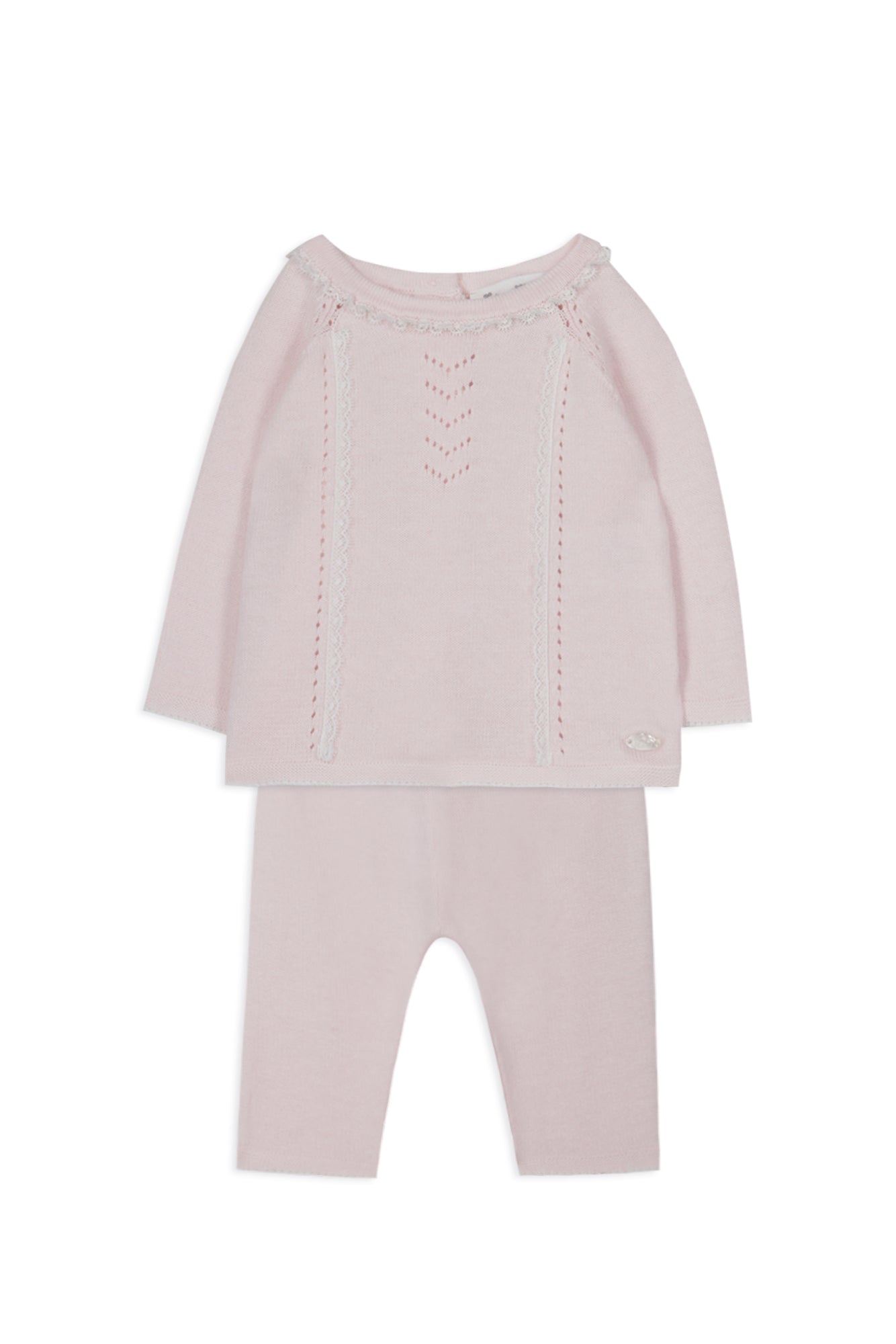 Outfit Long - Pale pink Knitwear Pale Pink / 3M