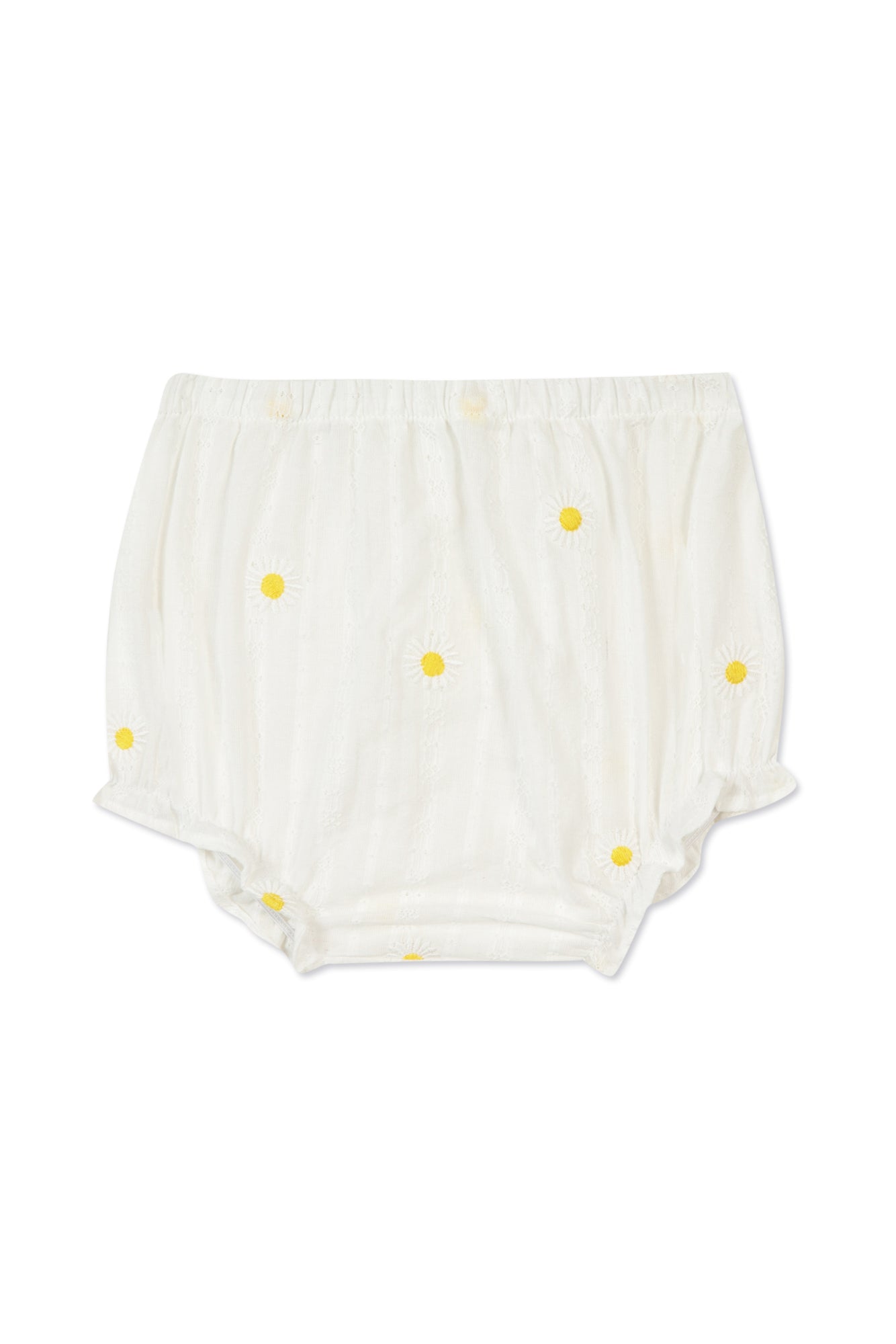 Outfit short - White margueres Embroideredes White / 6M