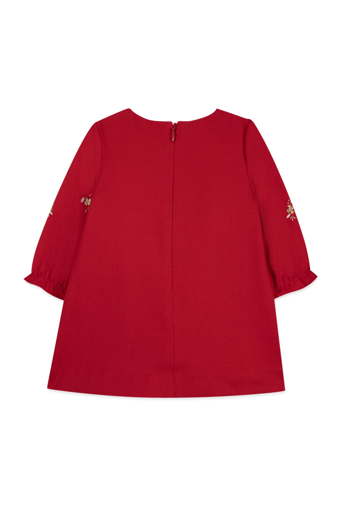 Dress - Red Smock Embroidered Red / 3M