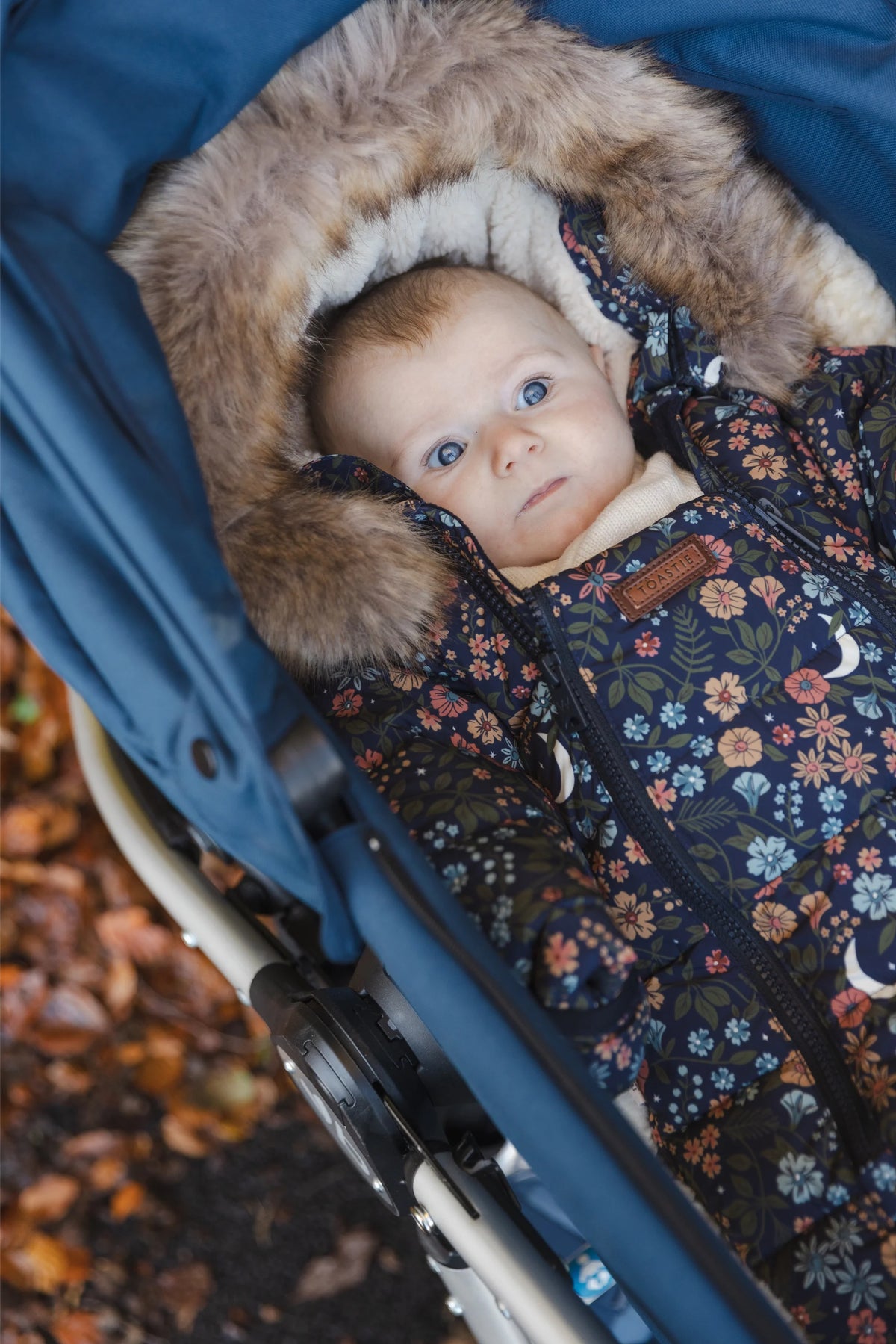 Cloud Onesie Midnight Floral - Over The Moon