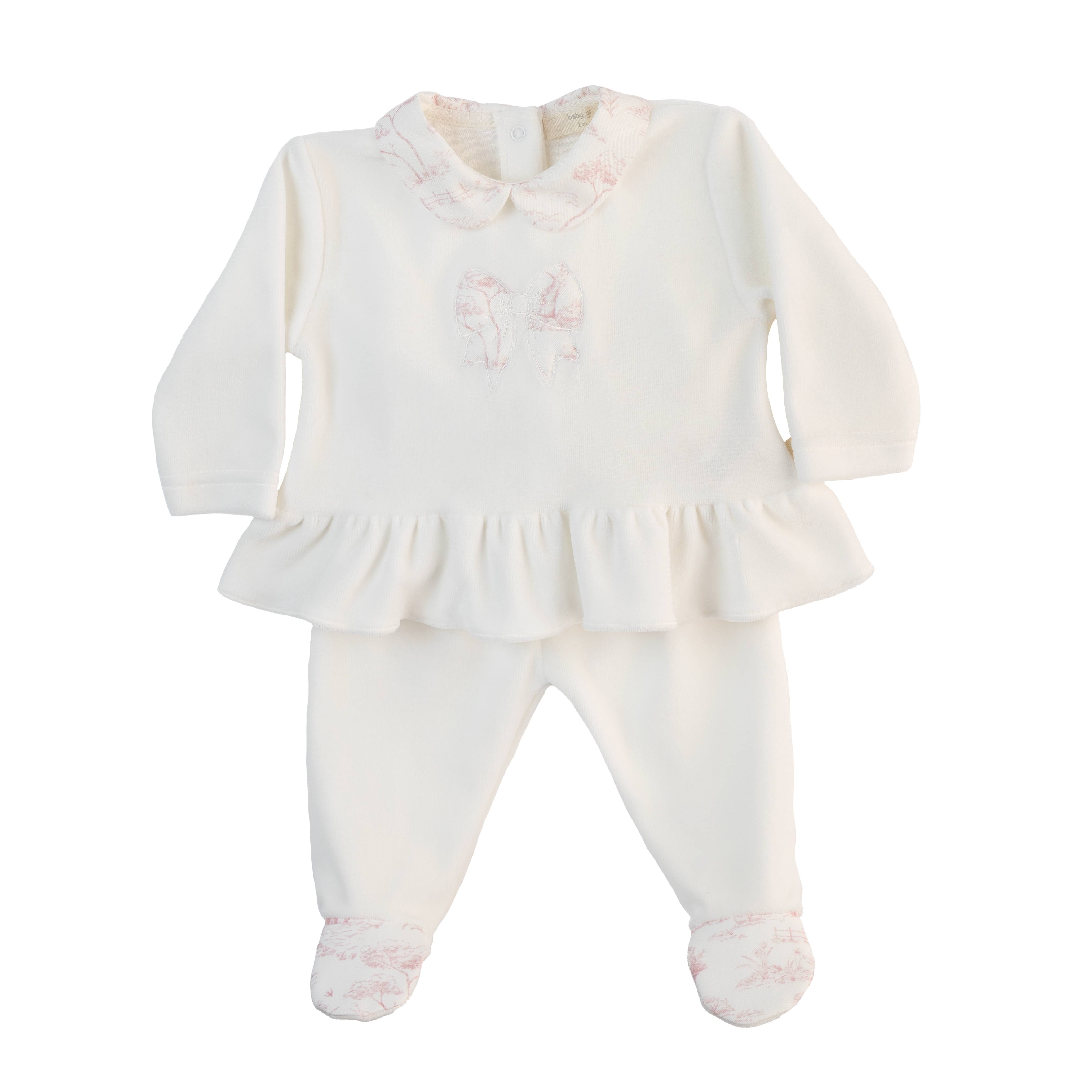 Zweiteiler – Toile de Jouy Rosa