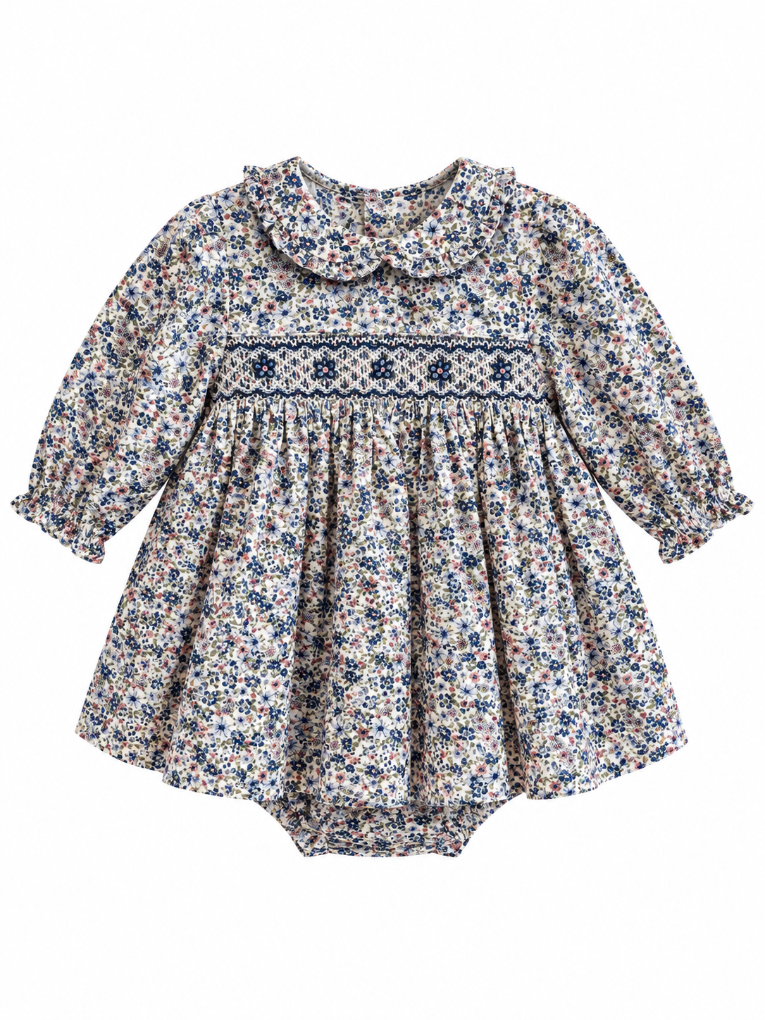 Dress - Vivi Floral Printed  with Smocking