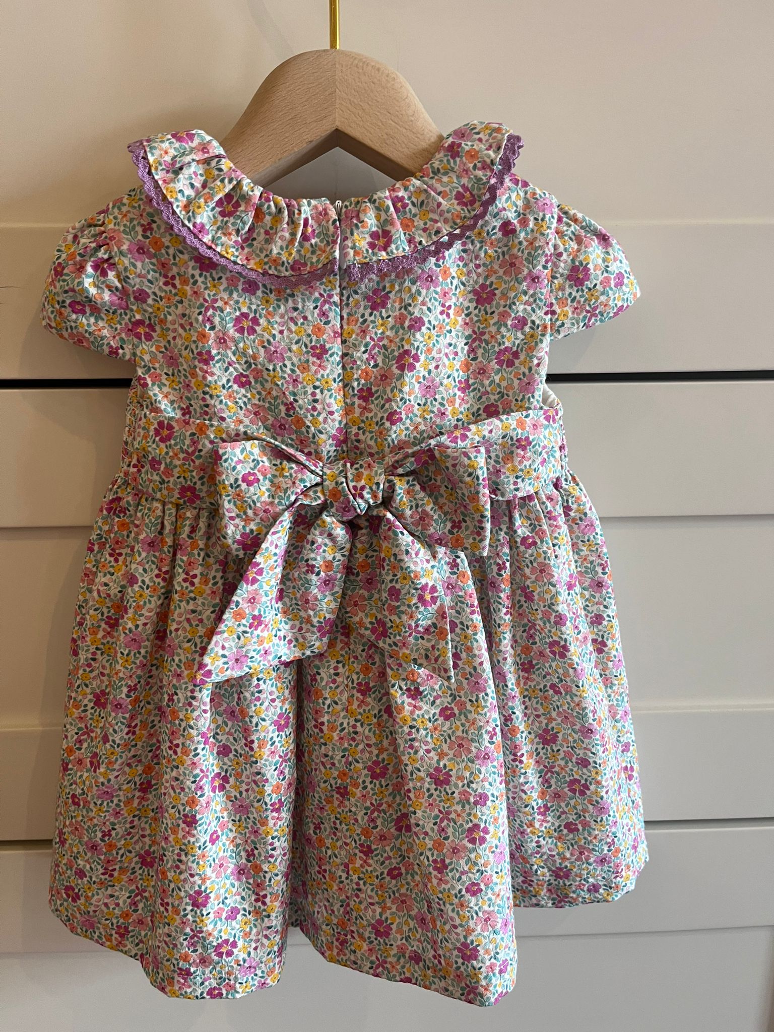 Dress - Purple/Yellow Floral Jelly