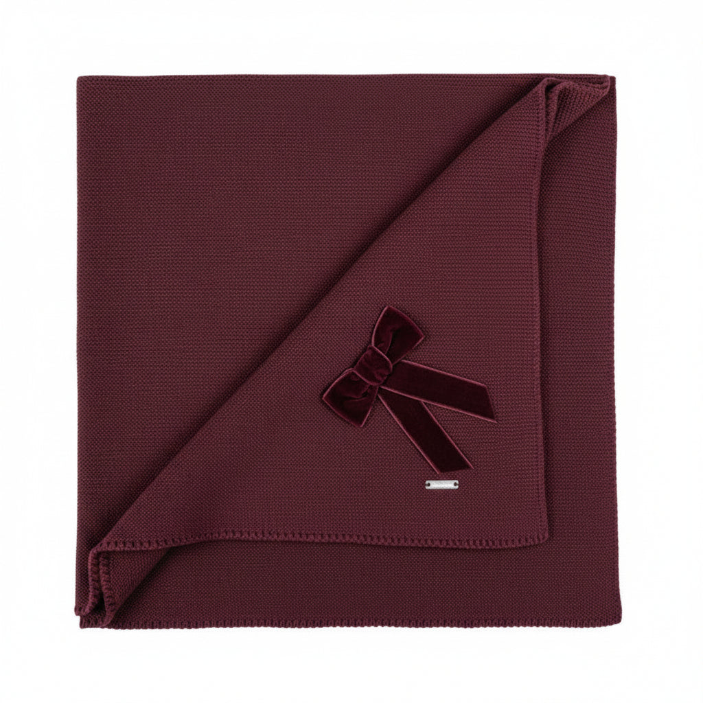 Blanket - Baby Shawl Coquette Bow