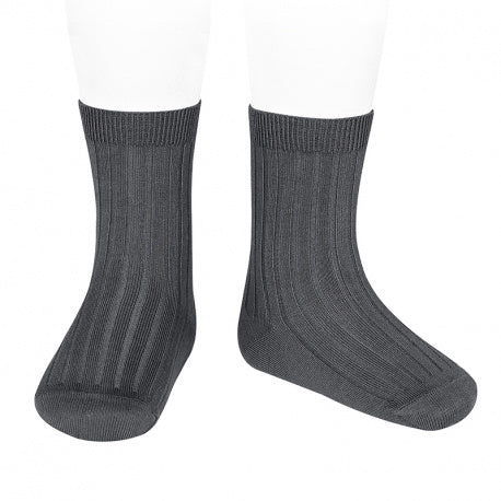 Basic Ribbed Socks - Over The Moon