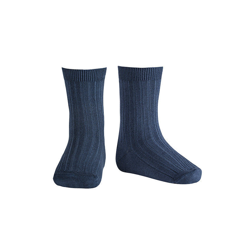 Basic Ribbed Socks - Over The Moon