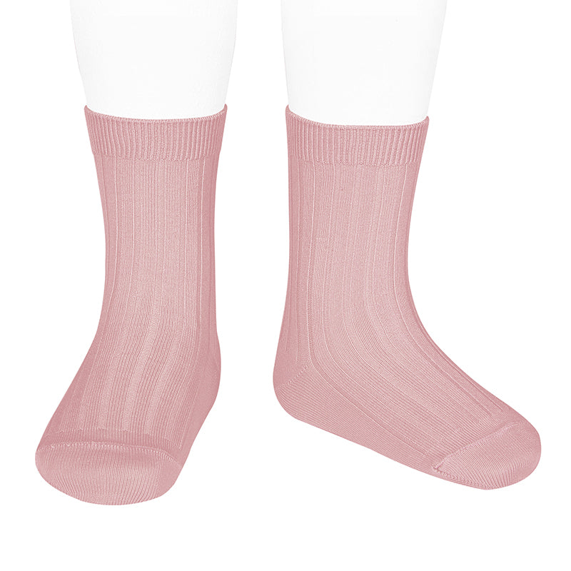 Basic Ribbed Socks - Over The Moon