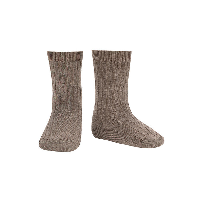 Basic Ribbed Socks - Over The Moon