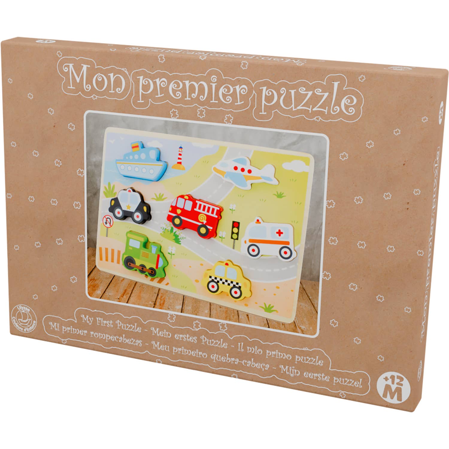 Holzpuzzle: Die Fahrzeuge