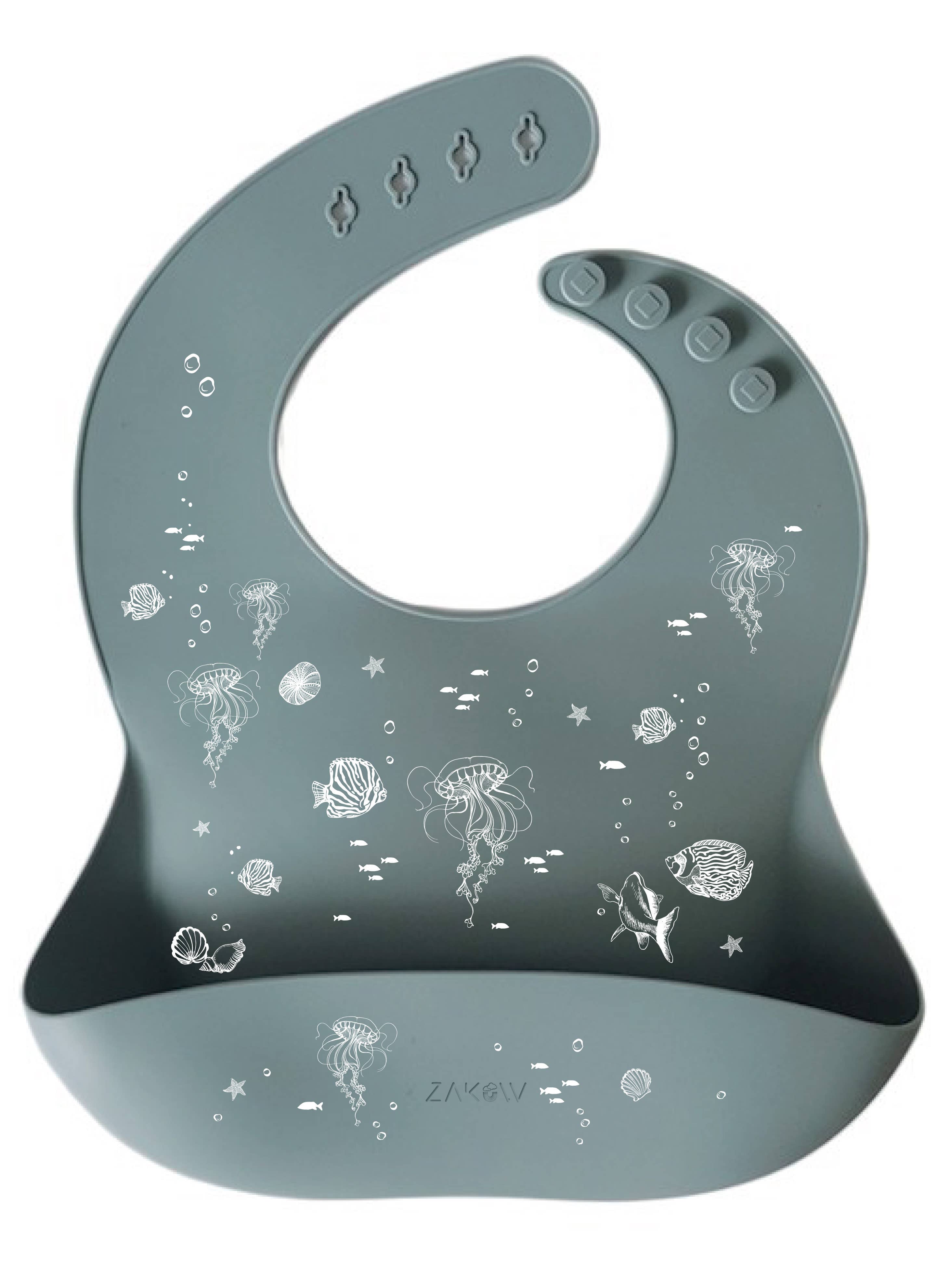 Silicone Bib: Foliage