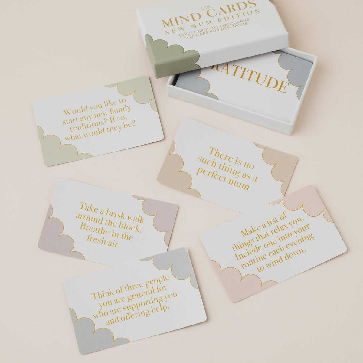 Mind Cards: New Mum Edition | Self care gift for new moms - Over The Moon