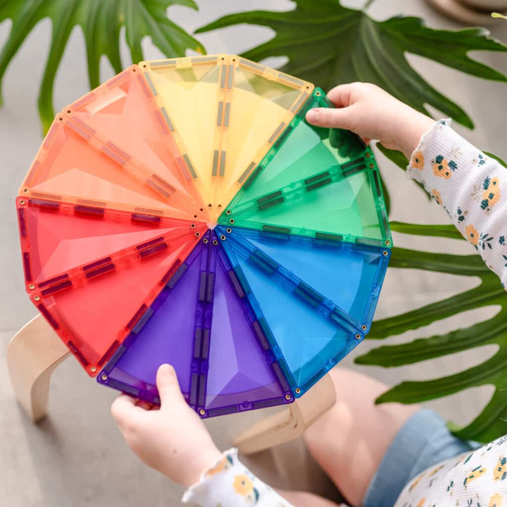 Regenbogen Geometrie-Set 30-tlg.