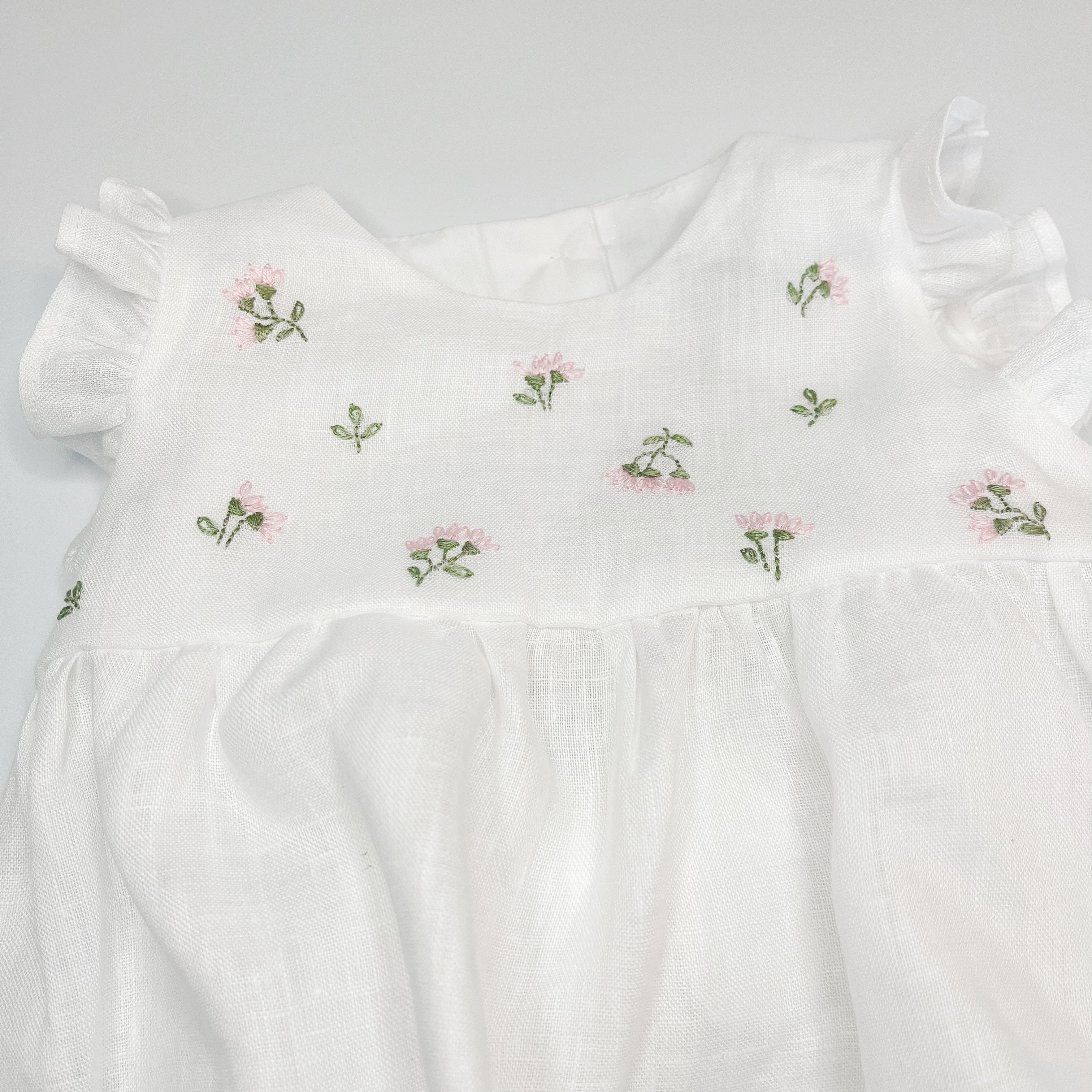 Romper - Margot Embroidered Flowers