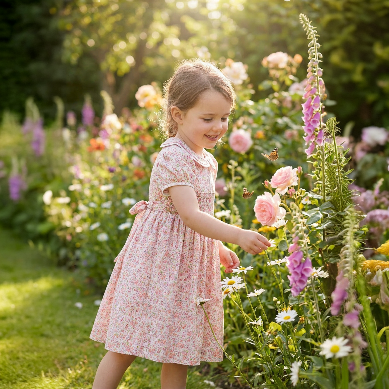 Smocked Dress - Aurelia