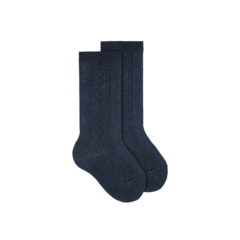 Knee Socks - Side Patterned - Over The Moon