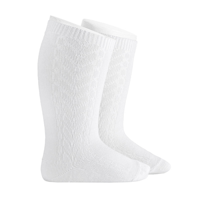 Knee Socks - Side Patterned - Over The Moon