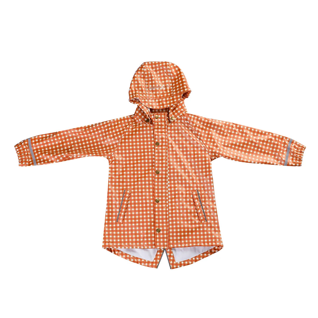Fishtail Rain Jacket - Sienna Gingham