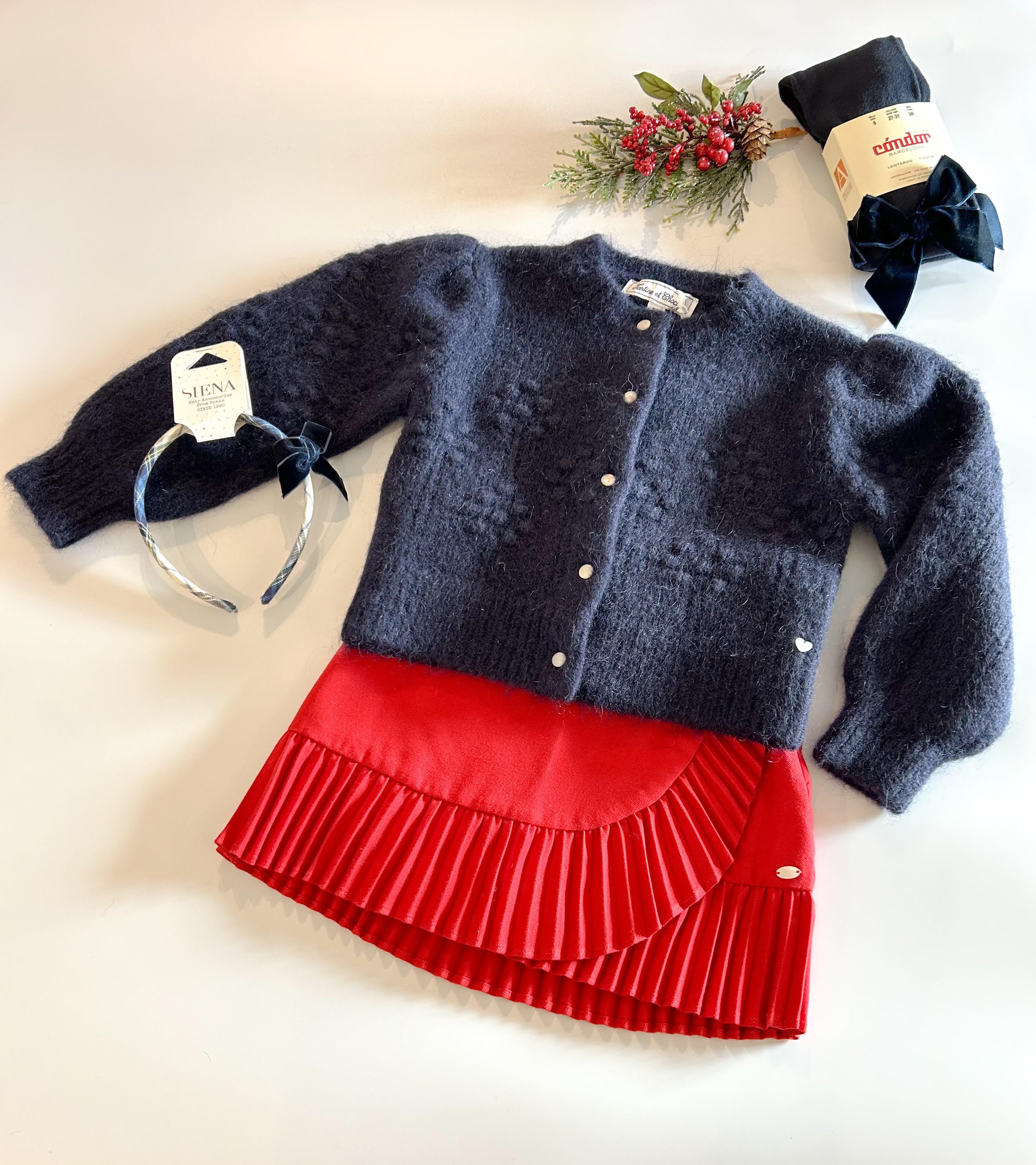Rock - Rot plissierter Flanell