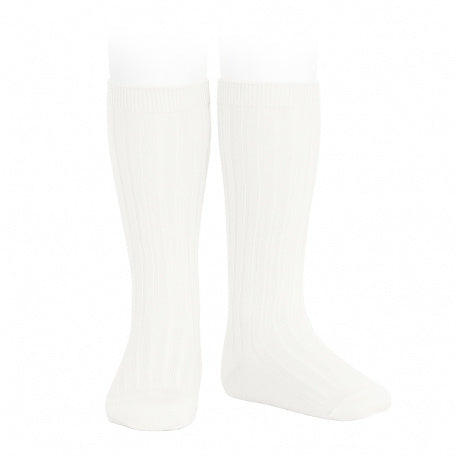 Socken - Einfache gerippte Kniestrümpfe