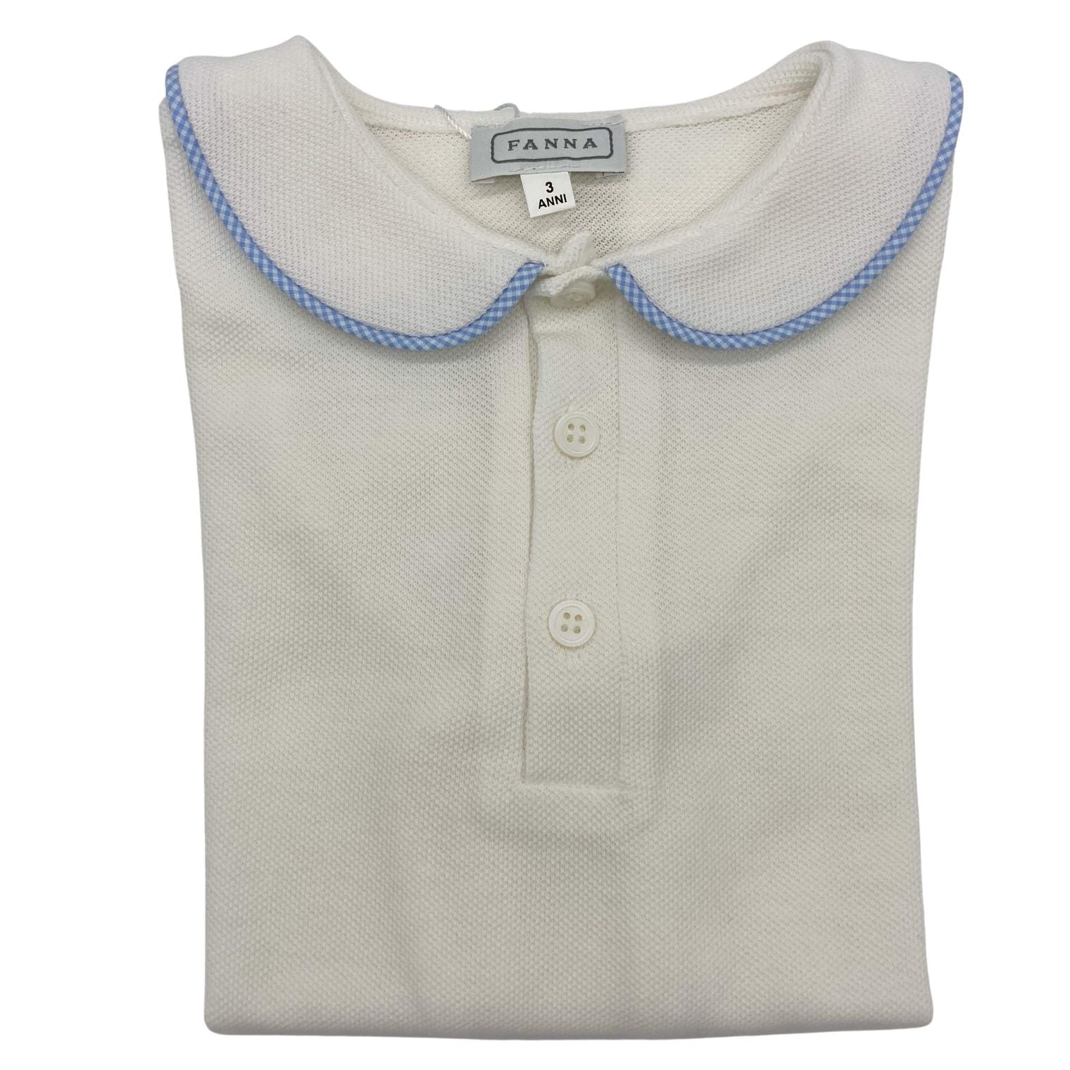 White Cotton Shirt with Trimmed Collar - Hugo - Nicoletta Fanna