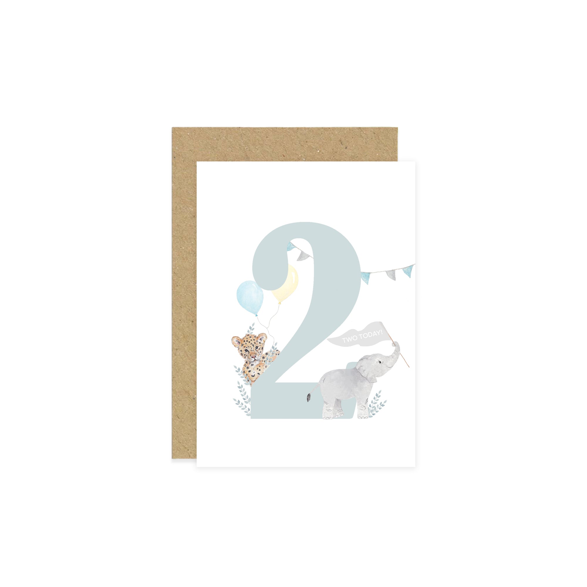 Greeting Card - 2nd Birthday Card - Little Roglets